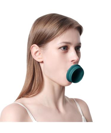 Portable Jaw Face Neck Toning Exerciser For Skin Face Lifting Tighten Firm Double Chin Breathing Exercise Jaw Fac e Slimming Tool For Women And Men Reducing Skin Sagging And Improving Chin Exerciser Green - Buy Online on GoSupps.com