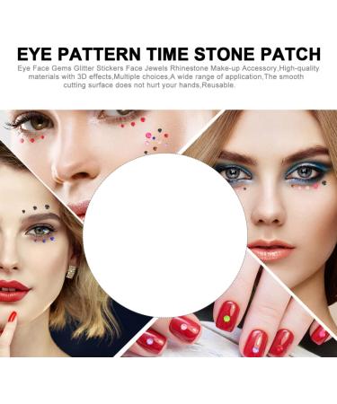 LALAFINA 9 Sheets Nail Art Stickers Hair Jewels Face Jewels Eye Gems Rhinestones for Makeup Nail Stickers Glitter Stickers Rhinestones for Nails Face Rhinestones Japanese Hair Accessories 9x8x0.1cm Assorted Color - Buy Online on GoSupps.com