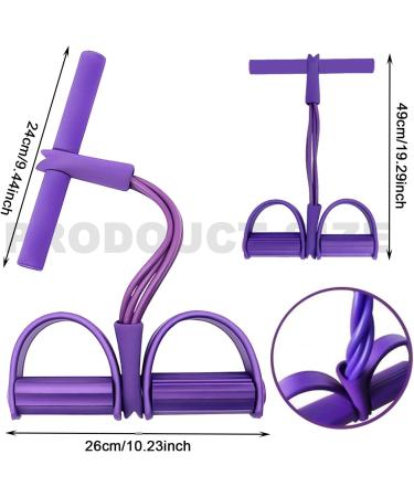 AWAVM Belly Trainer - Multifunctional Sit-Up & Bodybuilding Equipment with 3 Elastic Tubes | Home Fitness & Sports Gear - Buy Online on GoSupps.com