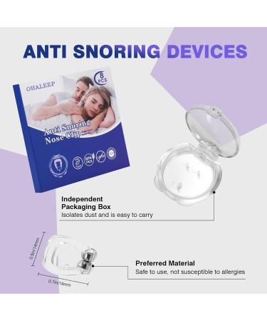 Buy Anti Snoring Devices - Adjustable Magnet Silicone Nose Clip for Quieter Sleep | Effective Snore Stopper - Buy Online on GoSupps.com