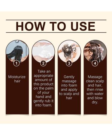 Anti-hair loss shampoo treatment shampoo natural plant extracts suitable for both men and women deeply nourishes hair and scalp - Buy Online on GoSupps.com