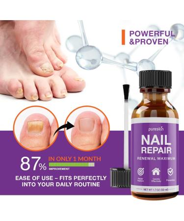 PURE GROWN BY NATURE Pureskin Nail Repair - 1.7 Oz. - Buy Online on GoSupps.com