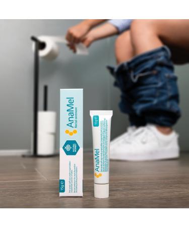 BAPMedical AnaMel Honey Ointment for anal discomfort such as hemorrhoids stains diaper rash anal eczema ointment anal itching and fissures - Buy Online on GoSupps.com