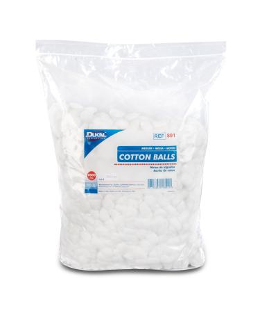 Cotton Balls. Case of 4000 Medium Cotton Balls for Wound Care. Soft and Absorbent, 100% Cotton. Non-sterile Cotton. Soft, White, Single use, Latex-Free.