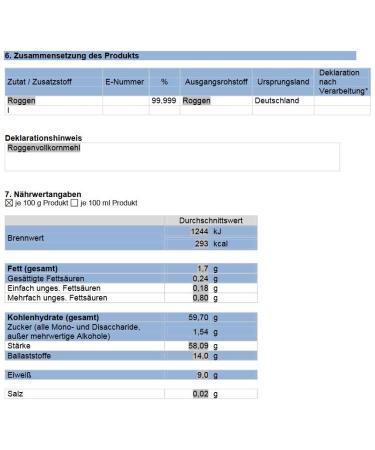 Buy Mills Wholemeal Rye Flour 5kg - Fresh 100% Regional & Natural Quality from R tze Mill - Buy Online on GoSupps.com
