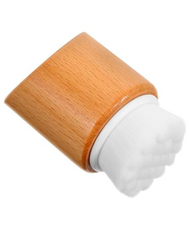 WOFASHPURET Beech Wood Facial Cleansing Brush Skincare Brush Face Exfoliator Brush Cleansing Brush for Face Facial Brush Exfoliating Brush Face Brush Facial Cleaning Brush Fiber Soft Fur Scrub