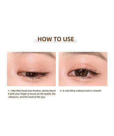 YMH BEAUTE Liquid Glitter Eyeshadow - Pigmented, Long Lasting, Quick Drying | Holographic Pink Gold Shimmer Peal 02 - Buy Online on GoSupps.com