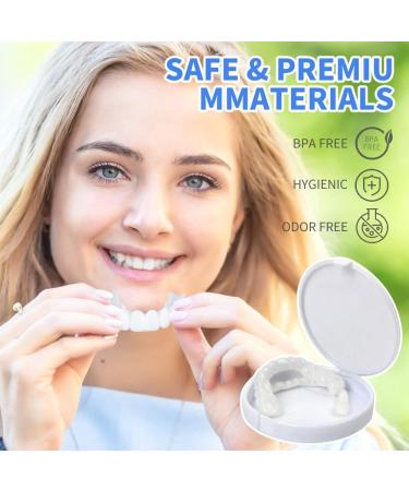 Buy 2 Pairs of Cosmetic Dentures - False Teeth Veneers for Men & Women | Provisional Tooth Covers - Buy Online on GoSupps.com