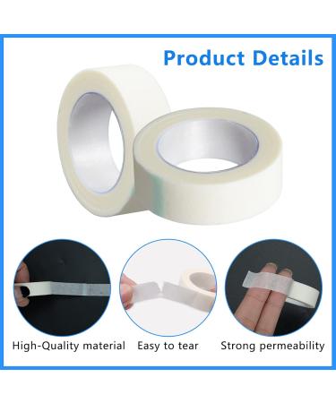 6 Rolls Micropore Surgical Tape 1.25cm x 9m - Adhesive Medical Tape for First Aid, Bandages, Eyelash Extensions | Breathable Microporous Tape - Buy Online on GoSupps.com