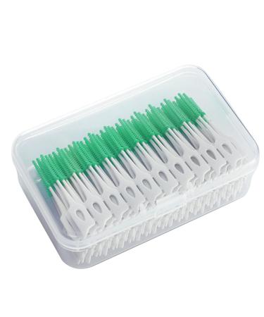 NGCG 160x soft brush for tooth cleaning interdental brush for small gaps Flossen toothpick tooth flaps for cleaning green