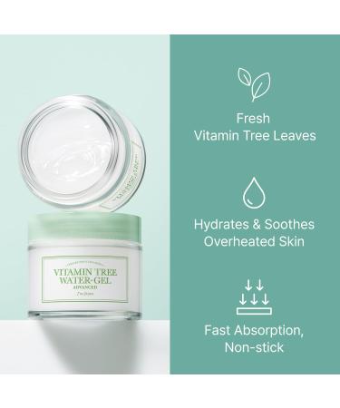 Vitamin Tree Water Gel 75g - Korean Moisturizer with Niacinamide Panthenol & Vitamin C - Hydrating & Soothing Skin Care - Buy Online on GoSupps.com