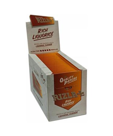 Rizla Regular Liquorice - Full New Box Of 100 Booklets by Rizla