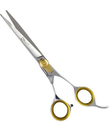 Sharf Gold Touch Pet Grooming Shear Kit - 7.5 Inch Straight & 6.5 Inch 42-Tooth Thinning Scissors - Buy Online on GoSupps.com
