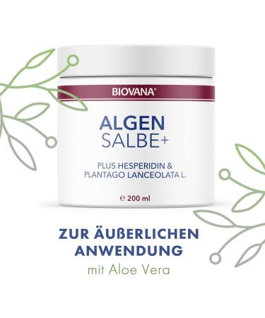 Biovana Algae Ointment - 200 ml | Relieve & Refresh Swollen Tired Legs | International Shipping - Buy Online on GoSupps.com