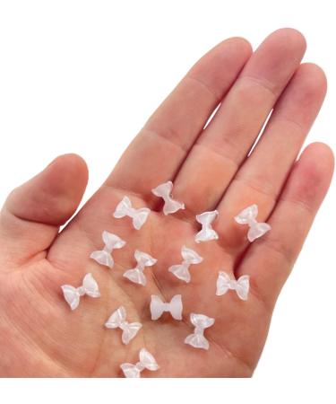 100pcs/bag Crystal Bows Nail Charm Bowknot 3d Nail Art DIY Bows Nails Jewelry Bowknot Nail Art Decals Bowknot Nail - Buy Online on GoSupps.com