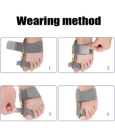 Western Bale Corrector for Thumb Valgus - Adjustable Rail with Toe Spreader for Foot Alignment & Bone Relief - International Shipping Available - Buy Online on GoSupps.com