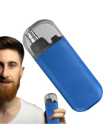 Nose Trimmer - Nose Hair Remover Battery Electric Groomer | Portable Nose Hair Trimmer Nose Ear Hair Trimmer with Protective Cover Professional Ear Hair Clippers for Wet/Dry 79x30x17mm Blue