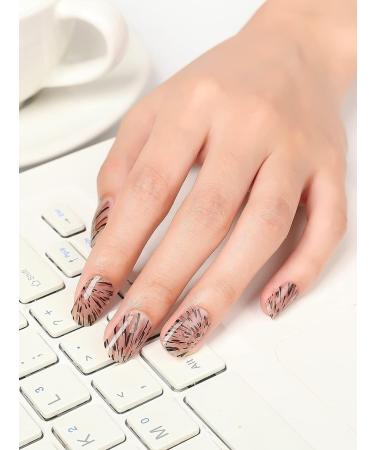 Kalolary Gel Nail Polish Strips Nail Gel Art Sticker Waterproof Full Nail Wraps Decal Sets with Scissors Nail File and Stick for Women Girls Nail Art Decor (UV/LED Lamp Required)-9 - Buy Online on GoSupps.com