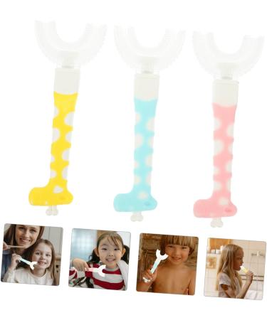 Minkissy 12-Pack U-Shape Children's Toothbrushes - Ideal for Newborns & Kids | Soft Bristles for Gentle Oral Care - Buy Online on GoSupps.com