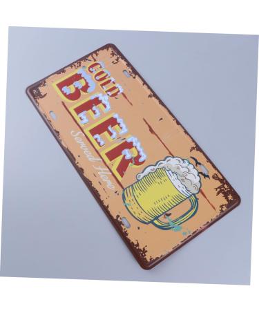 ABOOFAN Metal Signs Iron Sign Painting Iron Painting Tin Signs The Sign Wall Decoration Three-dimensional Picture 1 Medium - Buy Online on GoSupps.com