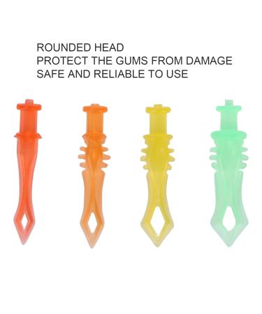 120pcs Dental Wedges Set - 4 Sizes of Plastic Poly Wedges with Holes for Clinics | International Shipping Available - Buy Online on GoSupps.com