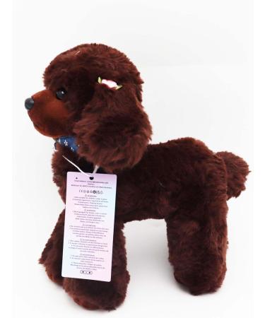 Heionia Kawaii Dog Plush Toy - 30cm Cuddly Teddy Dog with Scarf | Perfect Gift for Kids & Girls - Buy Online on GoSupps.com