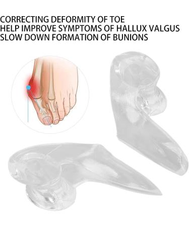 Gel Toe Separator Bunion Corrector - Reusable Silicone Toe Spacers for Bunions (1 Pair) - Buy Online on GoSupps.com