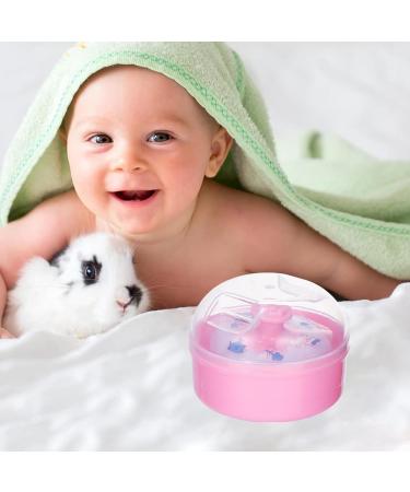 Bouff e de poudre pour tout-petits bouff e de poudre pour le corps et r cipient | Applicateur et r cipient de poudre saupoudrer - tui poudre pour le corps avec houppette pour poudre Rose - Buy Online on GoSupps.com