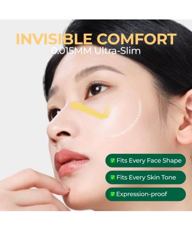 EASYDEW DW-EGF Peptide Clear Patch - Outdoor UV Block Ultra-Thin Transparent Sun Patches for Golf Riding Hiking Driving - Adenosine Glutathione Hydrolyzed Collagen 4 Packs - Buy Online on GoSupps.com
