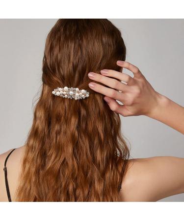 4-Piece Butterfly Hair Clips Set for Women & Girls | Rhinestone & Pearl Hair Accessories | Perfect for Parties Weddings & Everyday Use - Buy Online on GoSupps.com