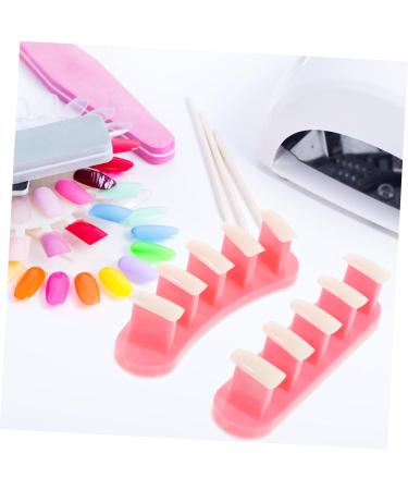 minkissy 2 Boxes Tip Stand for Nails Tip Display Stand Nail Training Rack Nail Practice Rack Base Triple - Buy Online on GoSupps.com