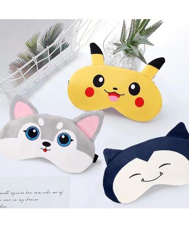 3 Pcs Kids Sleep Masks - Cute Plush Eye Mask Set for Girls, Boys, and Women - Soft & Comfortable Sleep Accessories - Buy Online on GoSupps.com