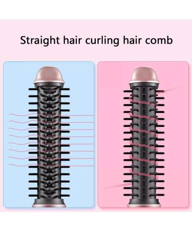 Ceramic Curler Brush USB Rechargeable Mini Travel Curling Wand Curler Adjustable Temperature Portable Straighteners Brush for Short and Long Hair - Buy Online on GoSupps.com