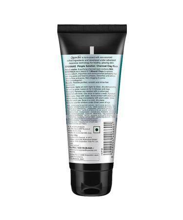 Anti Acne Care: Refreshing Charcoal Clay Pack for Pimple Solution - 60g (2.11 oz) | International Shipping - Buy Online on GoSupps.com