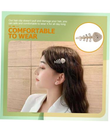 minkissy Fishbone Hairpin Goody Hair Clips for Women Cute Hair Clips for Women Goody Barrettes for Women Hair Clip for Women Hair Claw Clips for Women Miss Metal Alloy Clip - Buy Online on GoSupps.com