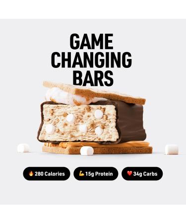 CTRL Protein Meal Bars - Peanut Butter S'mores - 15g Protein 280 Calories - 12 Delicious Bars for Energy & Nutrition - Shop Internationally - Buy Online on GoSupps.com