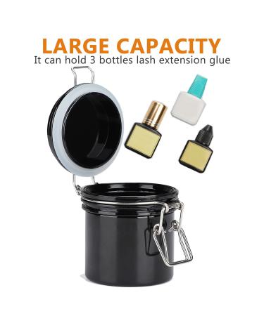 TEOYALL Eyelash Glue Storage Tank - Leak Proof Adhesive Container for Eyelash Extensions - Buy Online on GoSupps.com