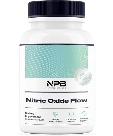 Nitric Oxide Supplement: Nature's Pure Blend - L-Arginine - Blood Pressure Support - 1500MG - Nitric Oxide - Nitric Oxide Booster - Amino Energy - Preworkout for Men, Muscle Growth, Energy