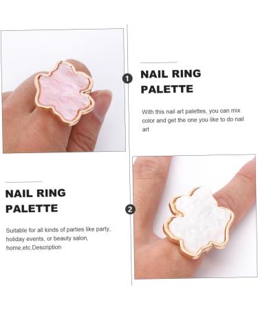 Alipis Lot De 2 Palettes De Nail Art Bagues Motifs Coquillage Grand Format Mixage Des Couleurs Blanc Marbr Et Rose Marbr Pour Manucure Professionnelle Et Usage Domestique - Buy Online on GoSupps.com