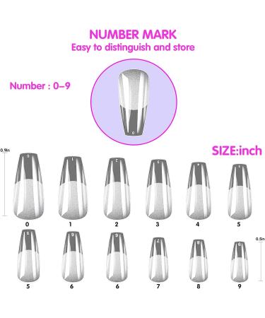Short Nail Tips - 600PCS Half Matte Soft Gel Nail Tips Full Cover False Nails Tips Clear Acrylic Fake Nails Tips for Press On Nails Short 12 Size 600 PCS (600-Medium-B) B Medium - Buy Online on GoSupps.com