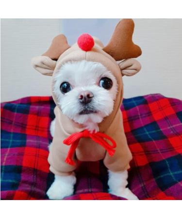 Dog Hoodie - Elk Fruit Shape Cold Weather Costume for Puppies & Cats | Sizes S M L XL - Shop Now! - Buy Online on GoSupps.com