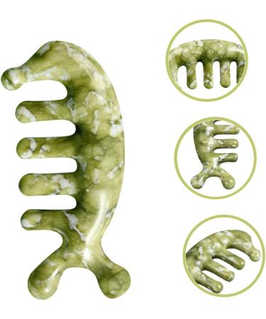 Watiifufu Jade Massage Comb - Creative Wedding Massager & Reliable Body Massage Tool for Relaxation - Buy Online on GoSupps.com