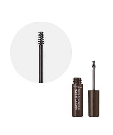 Rimmel Wonderfull 24H Brow 003 Dark Brown - 4.5 ml (1 Pack) | Long-Lasting Eyebrow Gel for Flawless Brows - International Shipping Available - Buy Online on GoSupps.com