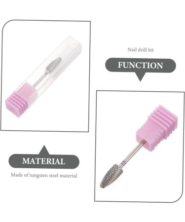 Ipetboom Cuticle Drill Bit Tungsten Steel Clean Nail Clippers Tungsten Nail Drill 5x0.5cm As Shown - Buy Online on GoSupps.com