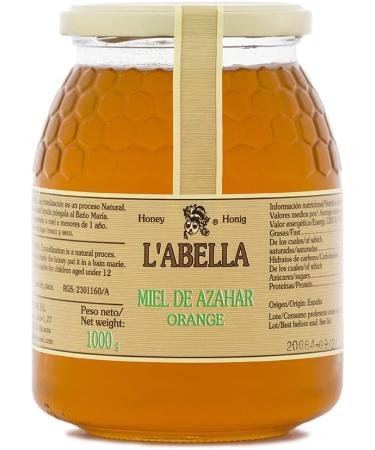 L'Abella Mel - Pack of 3 jars of Almond Honey Orange Blossom and Thyme -100% Natural | Pure Bee Honey - Handmade from the Costa Blanca Spain - Gluten Free -3000g - Buy Online on GoSupps.com