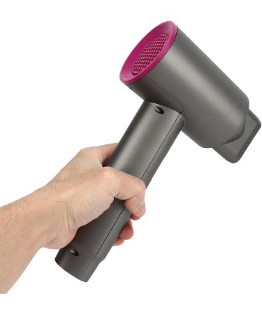 Cordless Blow Dryer Blow Dryer Low Noise Gray Easy to Clean Hot and Cold Air Buttons Narrow Nozzle Rechargeable with Fixed Base for Camping for Business Trip US Plug - Buy Online on GoSupps.com