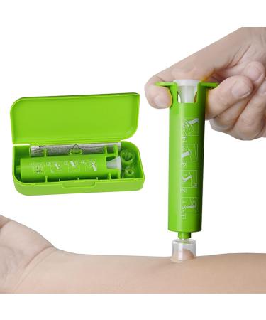 Havamoasa 1PC Bug Bite Suction Tool with Suction Cup Tool Poison Remover Bite Extractor Tool with  Storage Box for Hiking Camping Supplies and Essentials