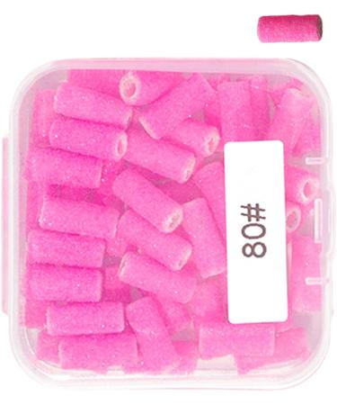 Lot de 50 bandes abrasives professionnelles et 1 mandrin pour ongles en acrylique et gel 80 Points - Buy Online on GoSupps.com