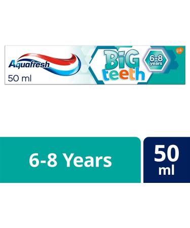 Aquafresh Kids Big Teeth Toothpaste for Children 6-8 Years - 50 ml (Pack of 1) - Buy Online on GoSupps.com