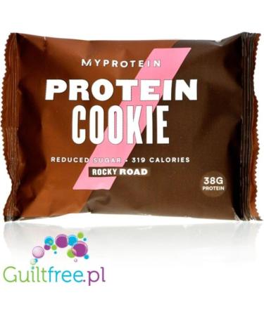 Myprotein Box of 12 Max Protein Cookie Rocky Road 75g 1g - Buy Online on GoSupps.com